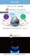 【訳あり】【値下げSALE】空気清浄機 空気清浄 メタリックグレー フィルター交換不要 水洗式 静音 LEDライト