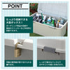 収納ボックス フタ付き おしゃれ プラスチック 収納庫 880 収納 コンテナ 収納箱 トランク 鍵穴付 101L  訳あり