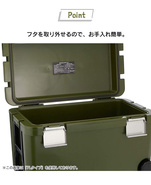 クーラーボックス 46L 大型 オリーブ クーラーBOX