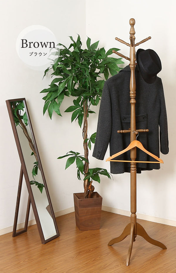 【値下げ】ポールスタンド ポールハンガー おしゃれ 木製 帽子掛け コート掛け 洋服掛け