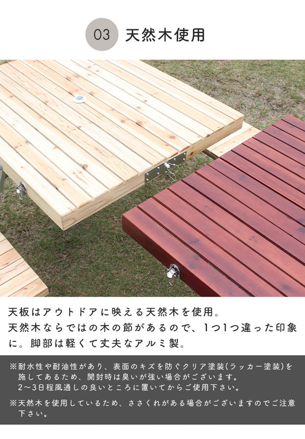 【値下げ】訳あり 木製 ピクニックテーブル セット バーベキュー アウトドア用品